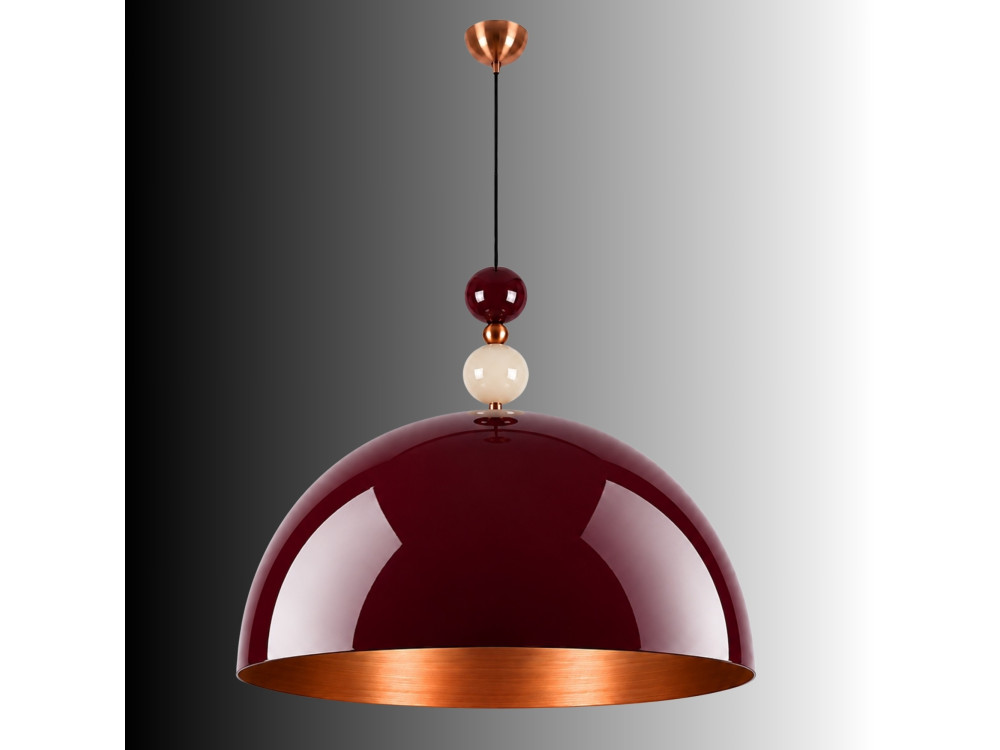 Candeeiro suspenso em metal «Bubble» - 60 x 60 cm - Bordéus