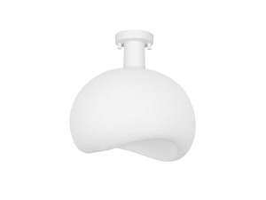 Candeeiro de teto em metal «Yontu» - 34 x 29 x 33 cm - Branco