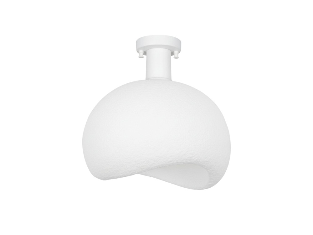 Candeeiro de teto em metal «Yontu» - 34 x 29 x 33 cm - Branco