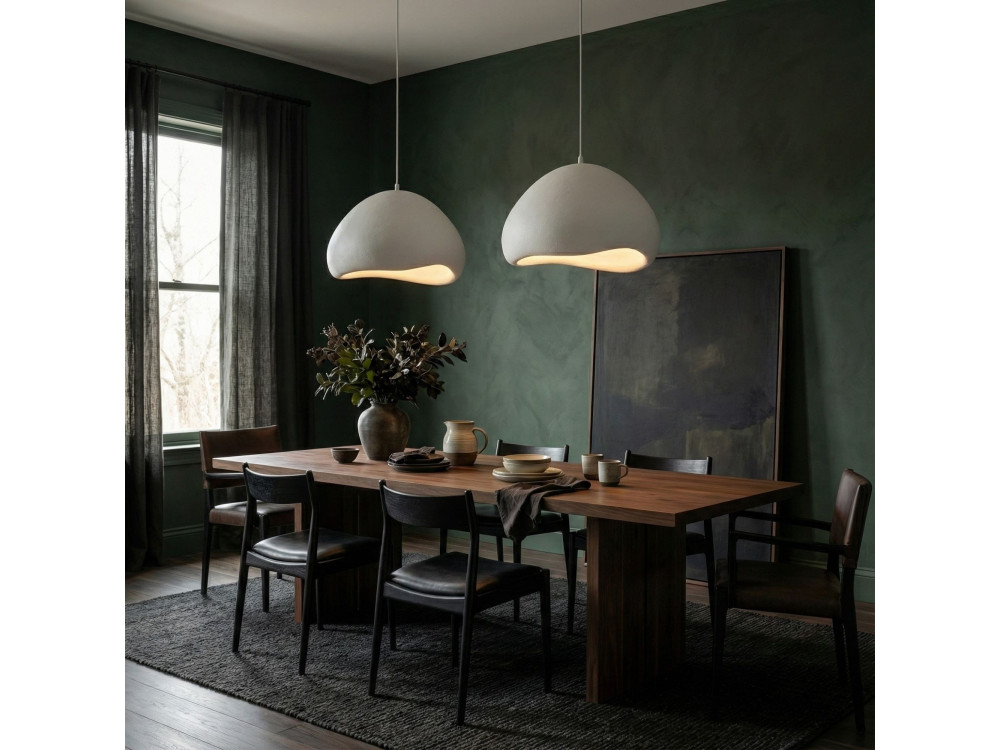 Candelabro de metal «Lora» - 82 x 82 cm - Branco