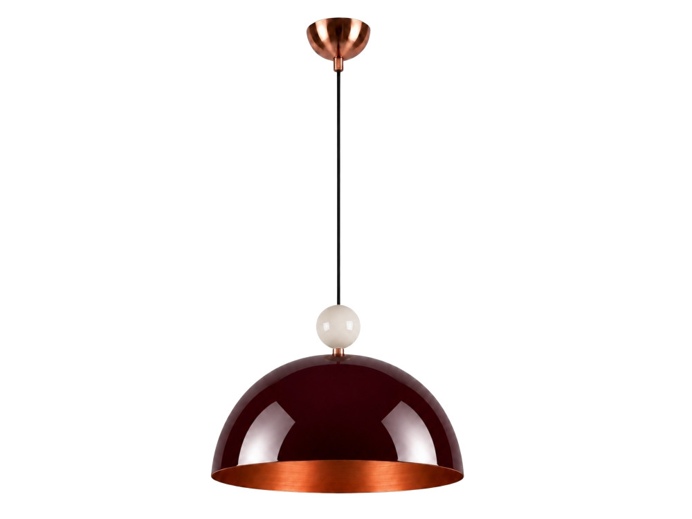 Candeeiro suspenso em metal «Bubble» - 40 x 40 cm - Bordéus