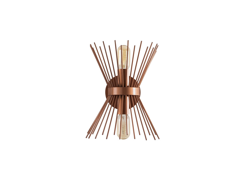 Candeeiro de parede em metal «GMN-000010» - 23 x 16 cm - Cobre