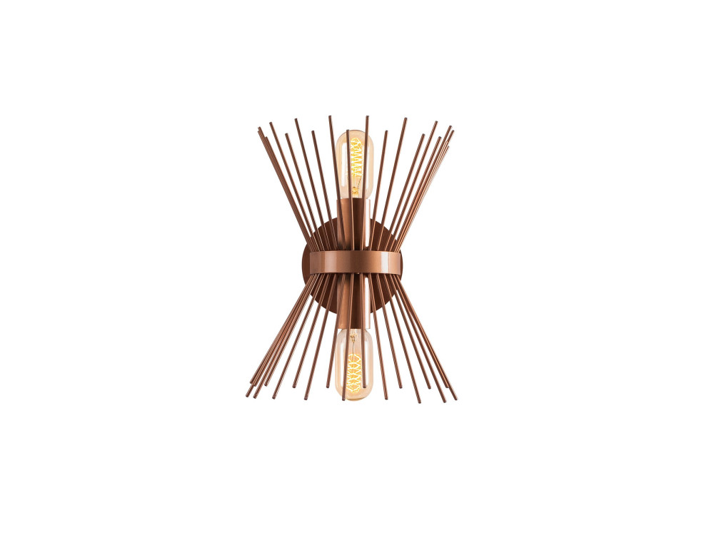 Candeeiro de parede em metal «GMN-000010» - 23 x 16 cm - Cobre