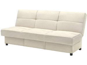 Sofá "Enzo" Clic-Clac - 186 x 80 x 87 cm - 3 lugares - Bege