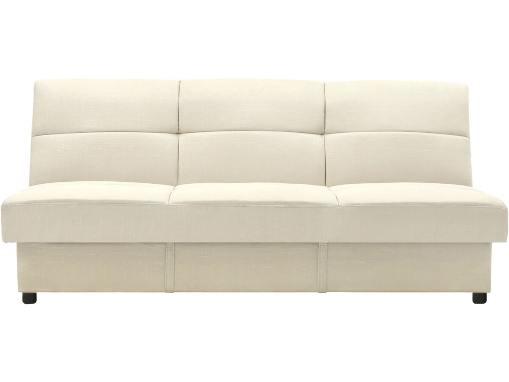 Sofá "Enzo" Clic-Clac - 186 x 80 x 87 cm - 3 lugares - Bege