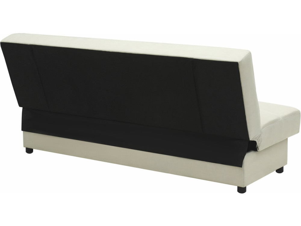 Sofá "Enzo" Clic-Clac - 186 x 80 x 87 cm - 3 lugares - Bege