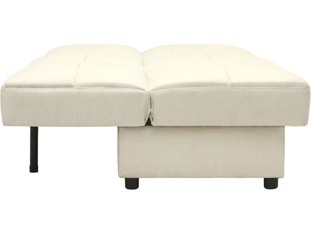 Sofá "Enzo" Clic-Clac - 186 x 80 x 87 cm - 3 lugares - Bege