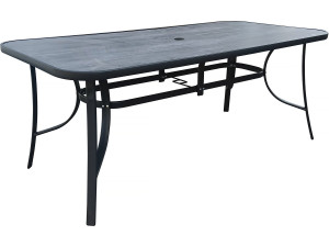 Mesa de jardim «Córdoba» - Phoenix - 8 lugares - Cinza com efeito de mármore