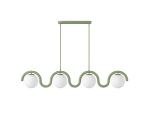 Candelabro de metal «GEDIK-20443» - 110 x 17 cm - Verde