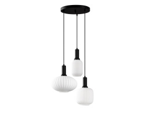 Candelabro de metal «Asker» - 55 x 55 cm - Preto
