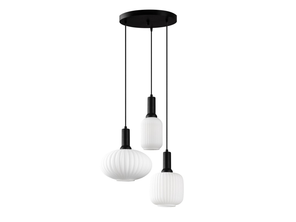 Candelabro de metal «Asker» - 55 x 55 cm - Preto