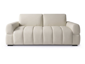 Sofá-cama conversível «Zoé» - Colchão de 18 cm - Largura da cama: 140 cm - 3 lugares - Bege