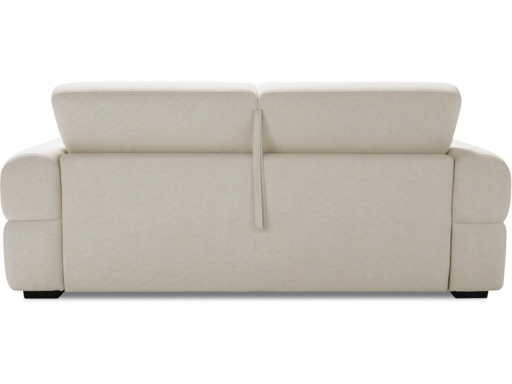 Sofá-cama conversível «Zoé» - Colchão de 18 cm - Largura da cama: 140 cm - 3 lugares - Bege