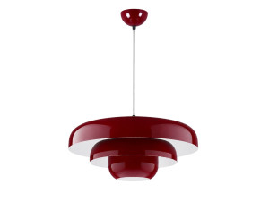 Candeeiro suspenso em metal «Layer» - 43 x 43 cm - Bordéus