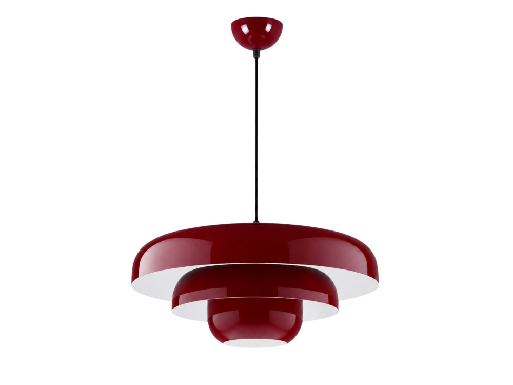 Candeeiro suspenso em metal «Layer» - 43 x 43 cm - Bordéus