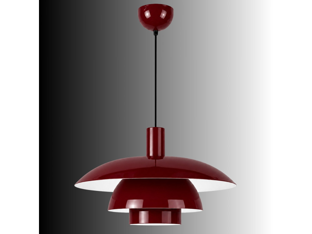Candeeiro suspenso em metal «Layer» - 45 x 45 cm - Bordéus