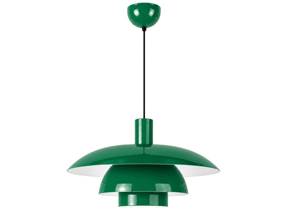 Candeeiro suspenso em metal «Layer» - 45 x 45 m - Verde claro