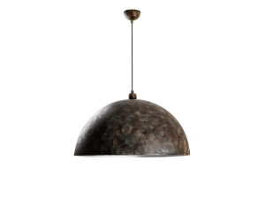 Candeeiro suspenso em metal «Kure» - 60 x 60 cm - Antigo