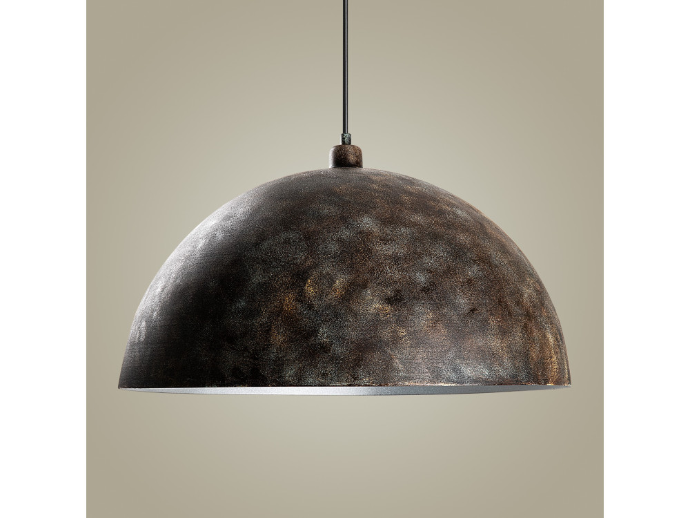 Candeeiro suspenso em metal «Kure» - 60 x 60 cm - Antigo