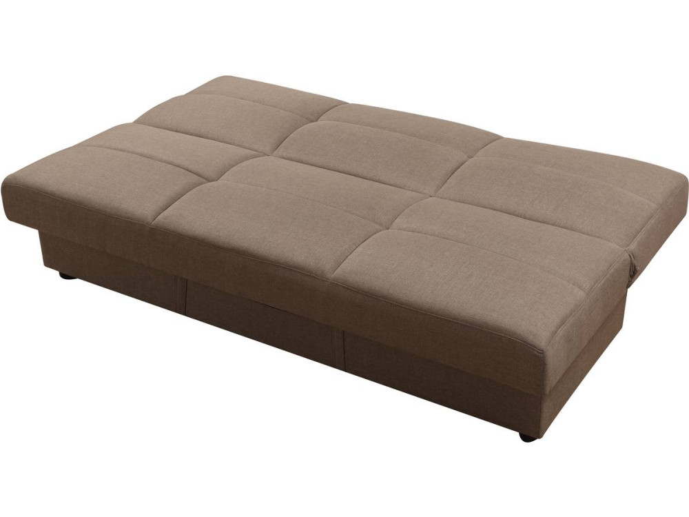 Sofá "Enzo" Clic-Clac - 185 x 84 x 85 cm - 3 lugares - Taupe