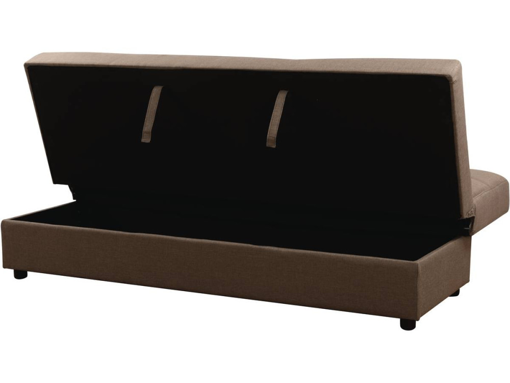 Sofá "Enzo" Clic-Clac - 185 x 84 x 85 cm - 3 lugares - Taupe