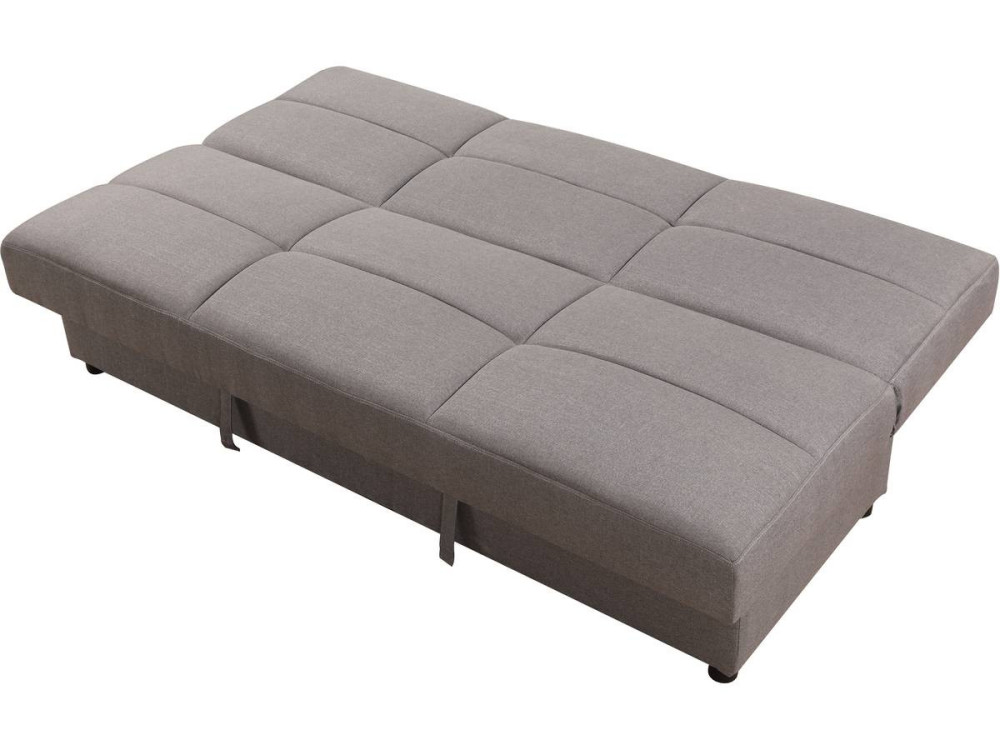 Sofá "Enzo" Clic-Clac - 185 x 84 x 85 cm - 3 lugares - Cinza