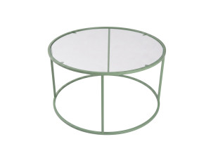 Mesa de centro em madeira «Mint-Trs-80-Nrd-Srk» - 80 x 43 x 80 cm - Menta