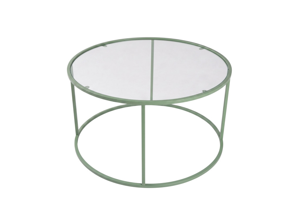 Mesa de centro em madeira «Mint-Trs-80-Nrd-Srk» - 80 x 43 x 80 cm - Menta