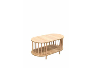 Mesa de centro em madeira «Peka-0111» - 90 x 43 x 45 cm - Carvalho Saphir