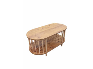 Mesa de centro em madeira «Peka-0111» - 90 x 43 x 45 cm - Pinho