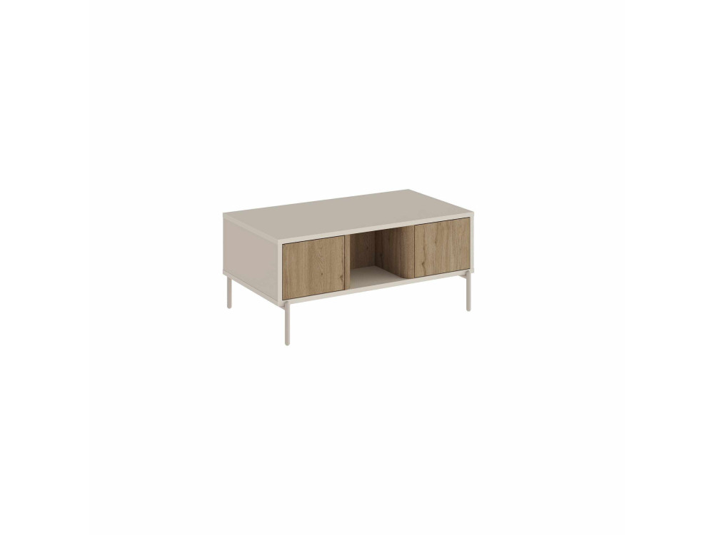 Mesa de centro de madeira «VENTRO» - 100 x 42 x 60 cm - Gres