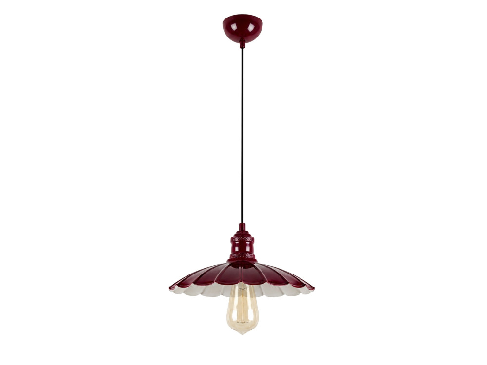 Candeeiro suspenso em metal «Volan» - 25 x 25 cm - Bordéus