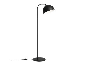 Candeeiro de pé em metal «Yaka» - 51 x 51 cm - Preto