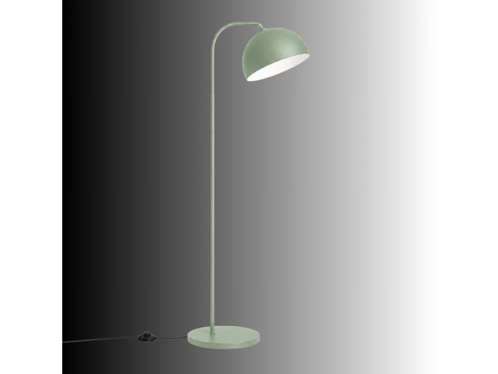 Candeeiro de pé em metal «Yaka» - 51 x 51 cm - Verde menta