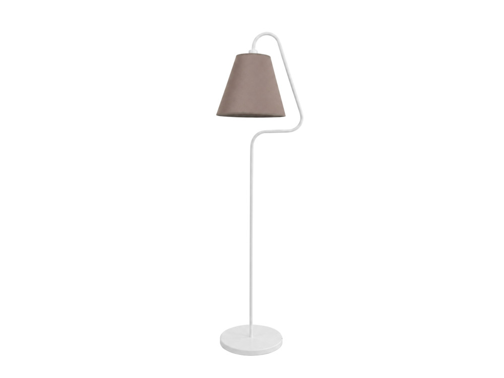 Candeeiro de pé em metal «Altur» - 45 x 35 x 162 cm - Branco