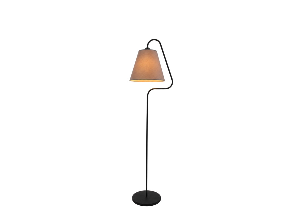 Candeeiro de pé em metal «Altur» - 45 x 35 x 162 cm - Preto