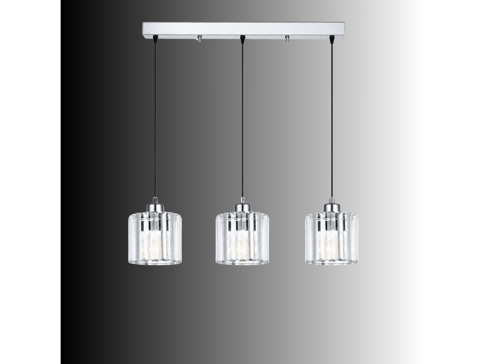 Candelabro de metal «Yakops» - 65 x 13 x 105 cm - Cinzento