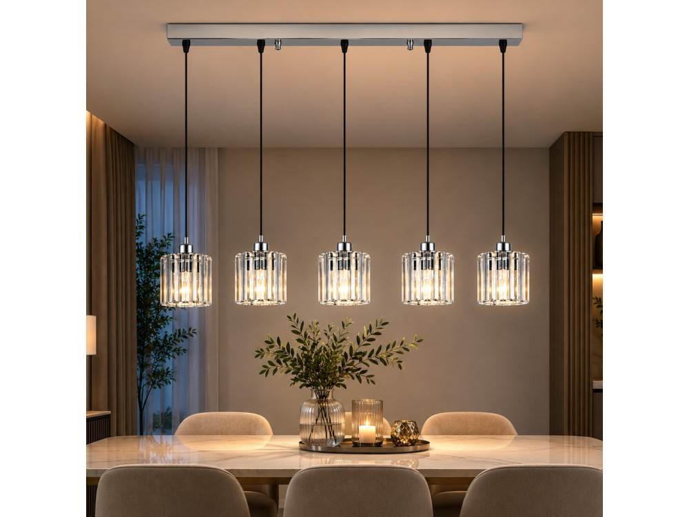 Candelabro de metal «Yakops» - 85 x 13 x 100 cm - Cinzento