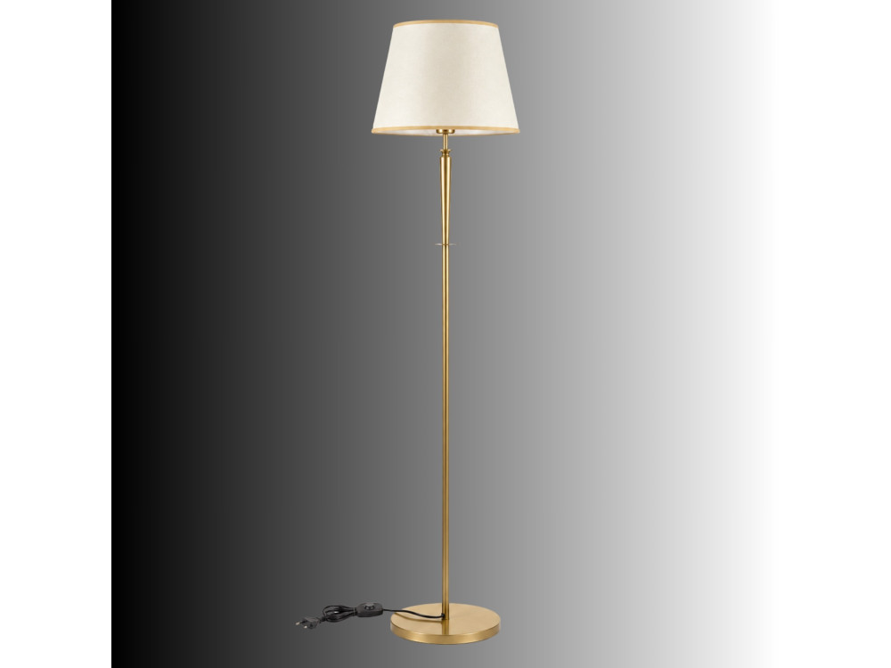 Candeeiro de pé em metal «Milano» - 40 x 40 cm - Bege