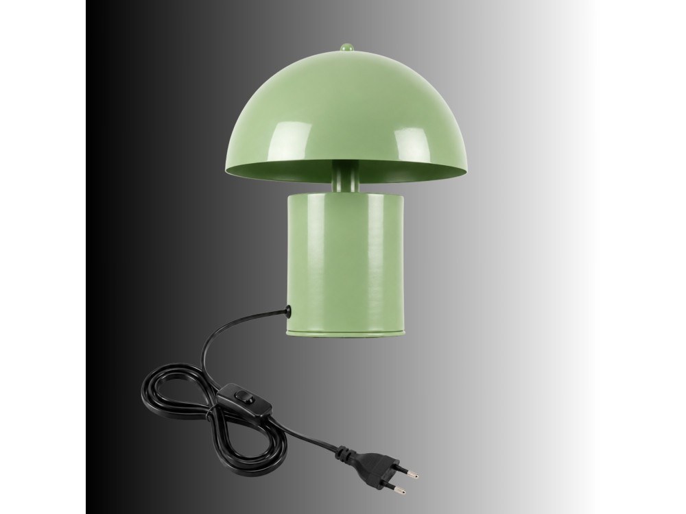 Candeeiro de mesa em metal «Pera» - 26 x 26 cm - Verde menta