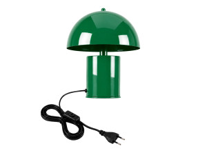 Candeeiro de mesa em metal «Pera» - 26 x 26 cm - Verde escuro