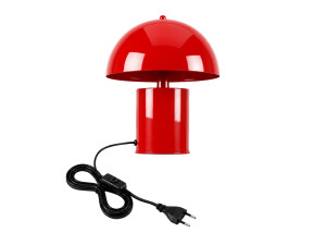 Candeeiro de mesa em metal «Pera» - 26 x 26 cm - Vermelho