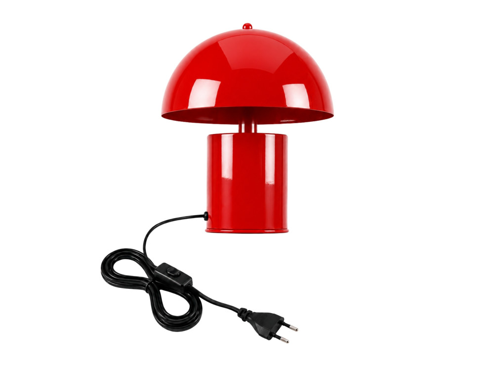 Candeeiro de mesa em metal «Pera» - 26 x 26 cm - Vermelho