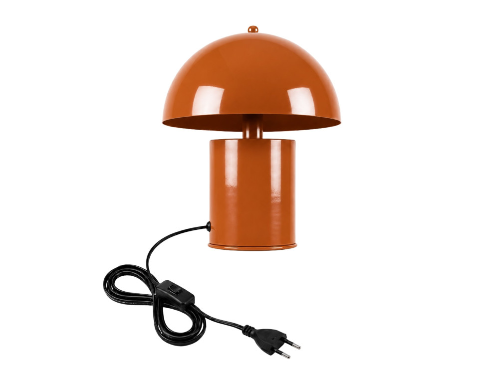 Candeeiro de mesa em metal «Pera» - 26 x 26 cm - Laranja