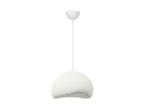 Candeeiro suspenso em metal «Loval» - 50 x 44 cm - Branco