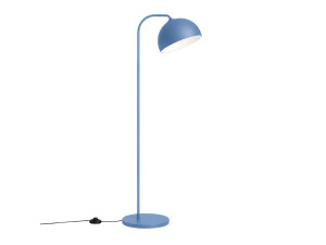 Candeeiro de pé em metal «Yaka» - 51 x 51 cm - Azul