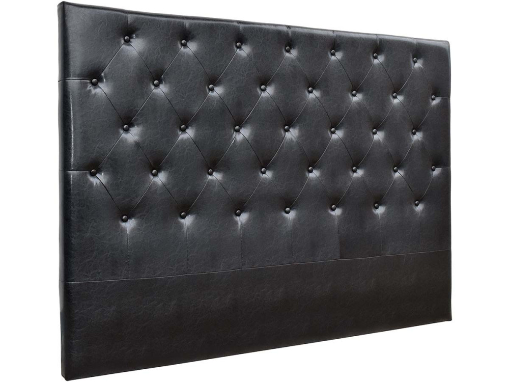 Cabeceira acolchoada Déco” - 169 cm - Preto - PVC
