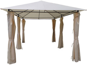 Toldo e cortinas para pérgola "Rosita" - 3 x 4 - Bege