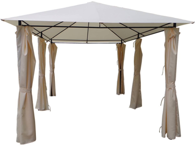 Toldo e cortinas para pérgola "Rosita" - 3 x 4 - Bege