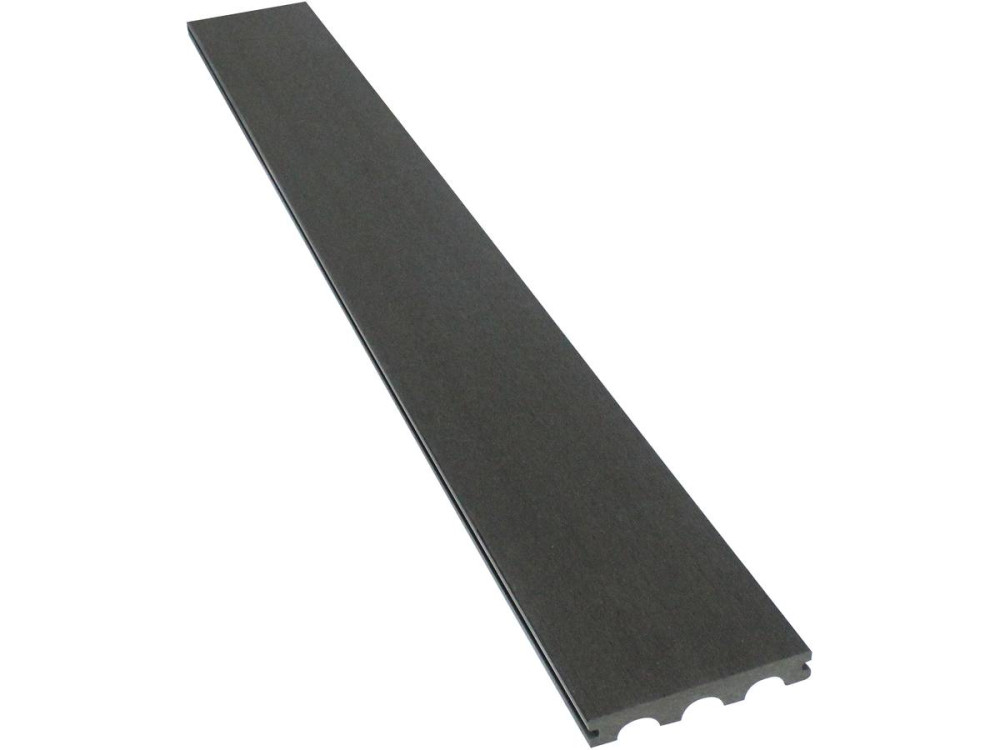 Pacote 5m² - Placas de terraço compostas maciças - Cinza escuro